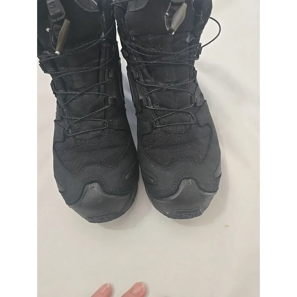 Salomon XA Forces Mid SAS France Black Tactical Quicklace 409781 Boots! Size 9.5